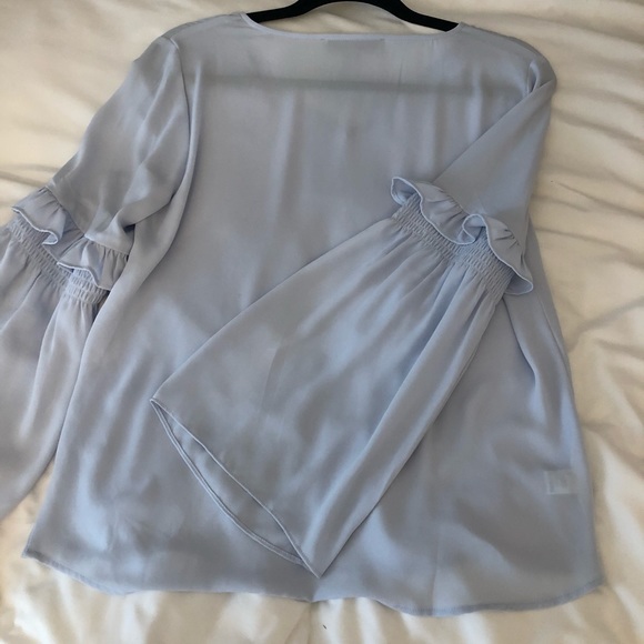 Loft Baby Blue Blouse - Picture 2 of 4